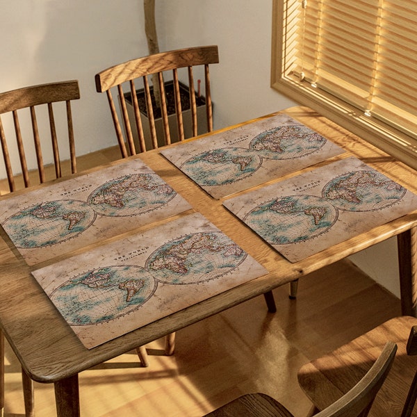 Nautical Chart Placemats Etsy