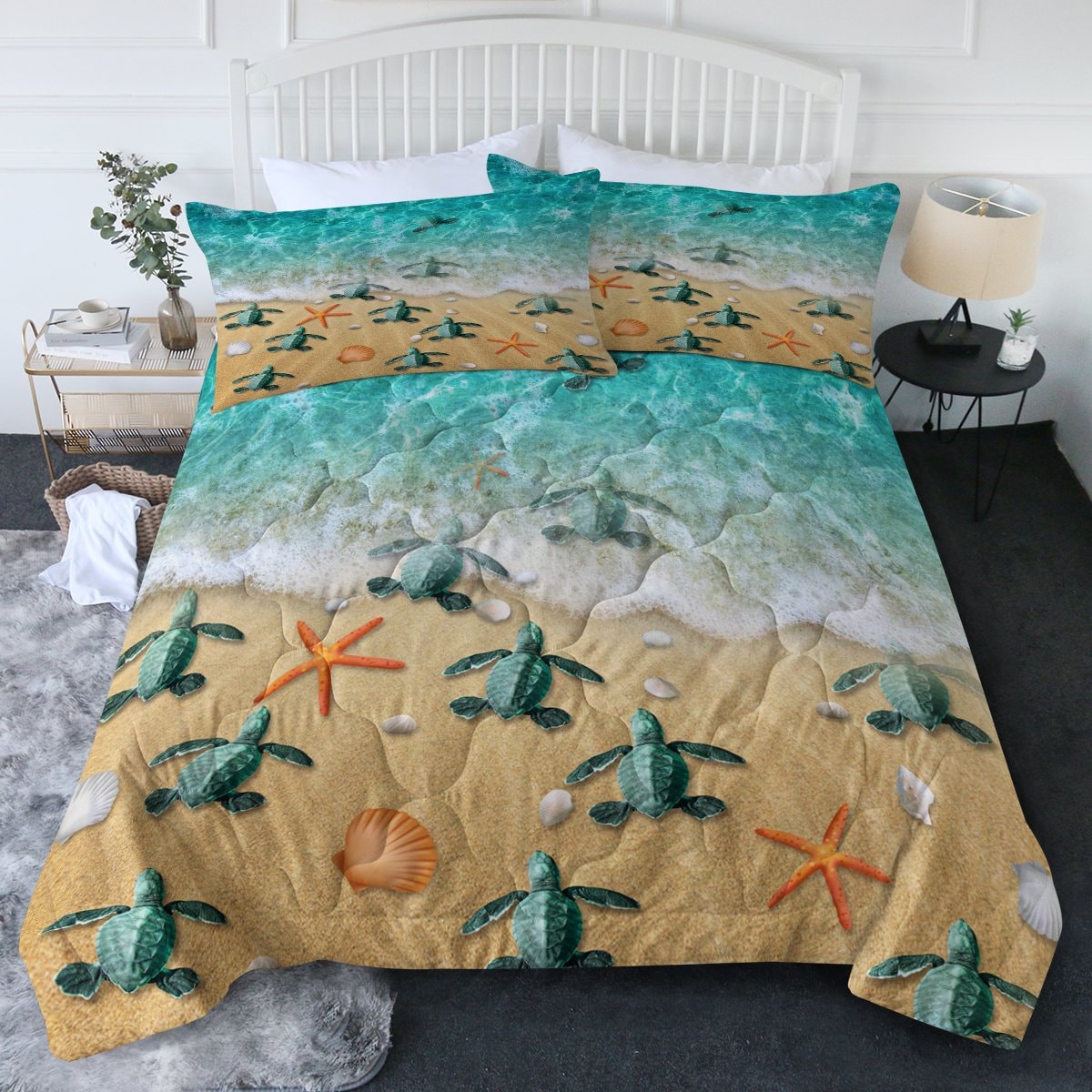 Beach cheap theme comforter