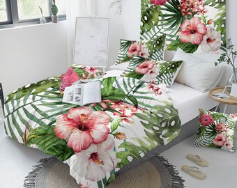 hibiscus crib bedding