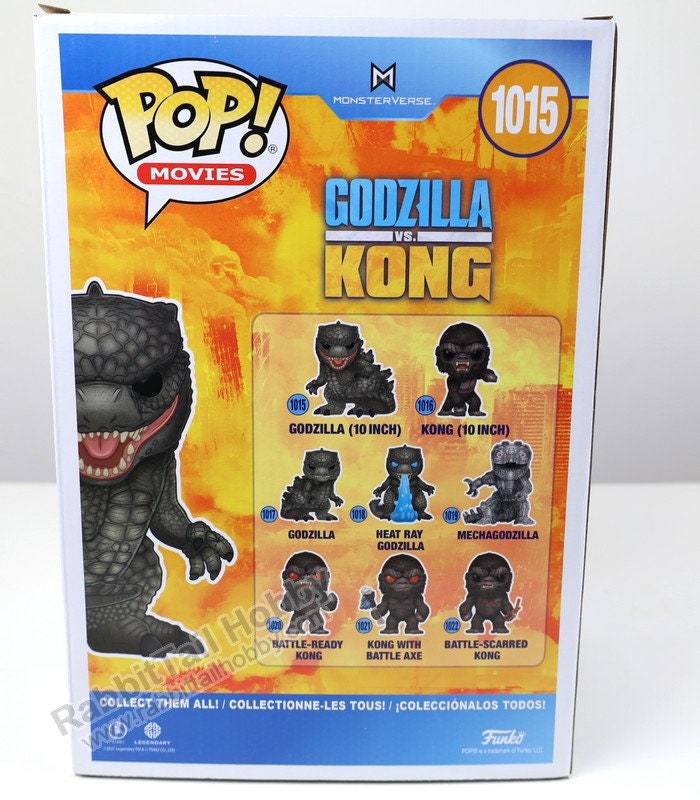 Funko POP Movies 1015 Godzilla VS Kong 10 inch Godzilla Etsy