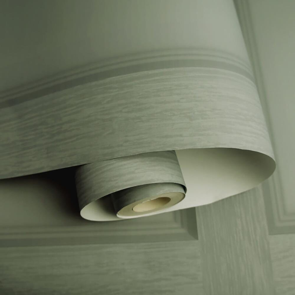 Green Wood Panel Effect Wallpaper Holden Decor Modern Etsy