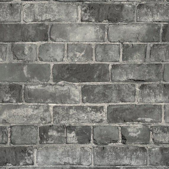 Grey Brick Wall Wallpaper