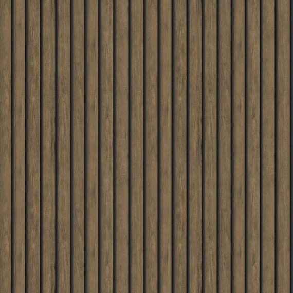 Panacea Wood Slats Modern Industrial Minimalistic Realistic Wood Looking 3D  Effect Wallpaper Walnut Belgravia 1157  Amazonin Home Improvement