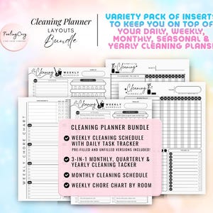 Mega 2026 Planner Printable / Journal Bundle: ADHD Daily, Weekly, Monthly, Goal | A5 Planner Inserts Bild 18