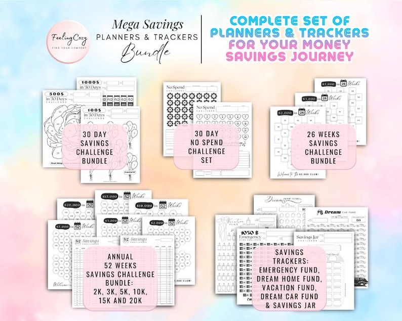 Mega 2026 Planner Printable / Journal Bundle: ADHD Daily, Weekly, Monthly, Goal | A5 Planner Inserts Bild 16