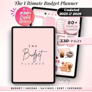 Digital Budget Planner 2026: Bi-Weekly Paycheck, Monthly Financial Planner, Finance Trackers | GoodNotes | iPad / Tablet