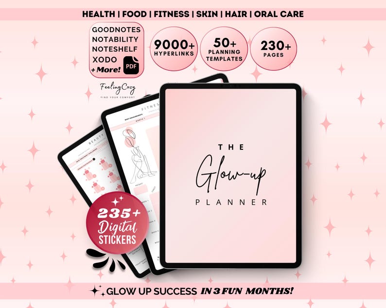 Digital Weight Loss Planner, Weight Loss Planner, Weight Loss Journal, Fitness Journal, Fitness Planner, Workout Tracker, Workout Log, Selfcare Planner, 2026 Fitness Planner, Daily Fitness Planner