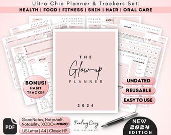 2024 Weight Loss Tracker: Weight Loss Journal, Fitness Planner, Weight Loss Planner | Digital IPad Fitness Journal Happy Planner GoodNotes