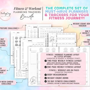 Mega 2026 Planner Printable / Journal Bundle: ADHD Daily, Weekly, Monthly, Goal | A5 Planner Inserts Bild 9