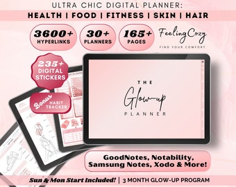 2026 Fitness Journal, Weight Loss Tracker, Workout Planner | Undated Digital IPad GoodNotes Planner