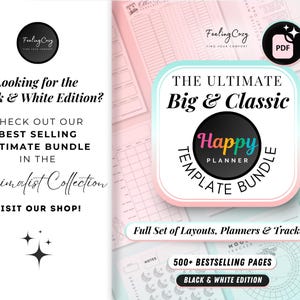 Ultimate Happy Planner Printable Templates | 2026-2027 Daily, Weekly, Monthly Layouts | Big, Classic Planner Inserts Bild 14