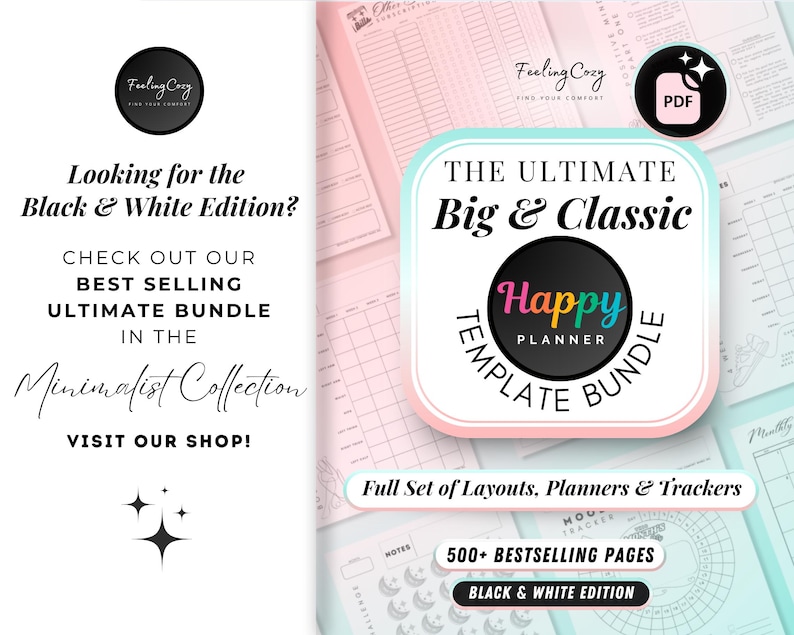 Ultimate Happy Planner Printable Templates | 2026-2027 Daily, Weekly, Monthly Layouts | Big, Classic Planner Inserts Bild 14
