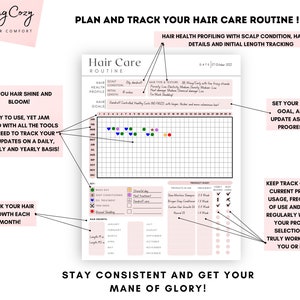 Skincare Routine Skincare Planner Hair Care Routine Hair - Etsy