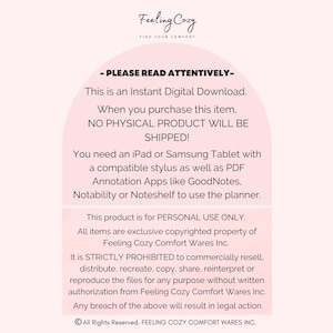Digital Period Tracker | Cycle Symptom Planner for iPad, GoodNotes Period Stickers image 5