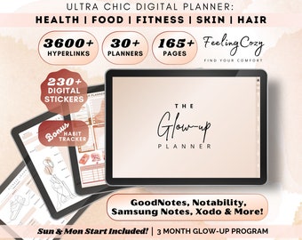 Fitness Journal | Digital Weight Loss Tracker, GoodNotes Planner