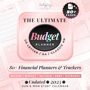 2026 Budget Planner Printable: Paycheck Budget Template, Bi-weekly Budget, Monthly Budget, Weekly Budget | Happy Planner Budget Printable