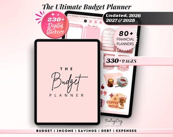 Digital Budget Planner 2026 | Bi-Weekly Paycheck, Monthly Financial Planner, Finance Trackers | GoodNotes | iPad / Tablet