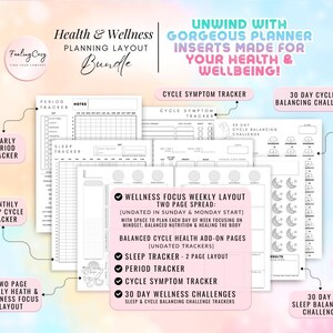 Mega 2026 Planner Printable / Journal Bundle: ADHD Daily, Weekly, Monthly, Goal | A5 Planner Inserts Bild 11