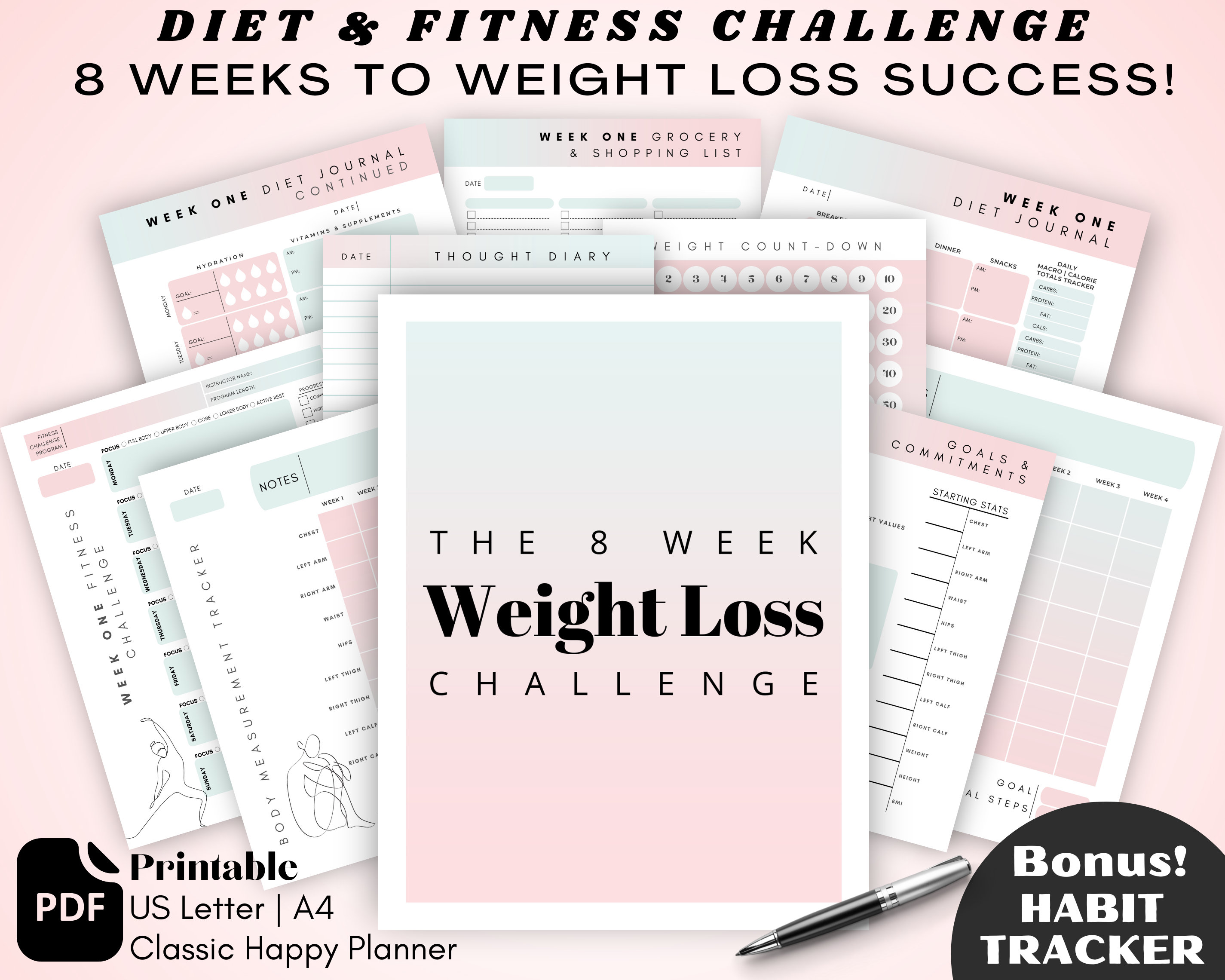 Free 8 week challenge pdf sale