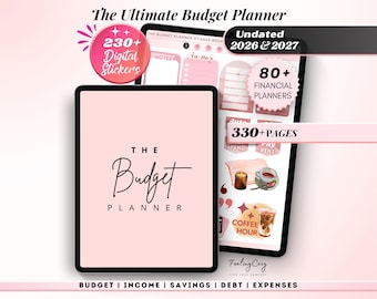 Digital Budget Planner 2026 | Bi-Weekly Paycheck, Monthly Financial Planner, Finance Trackers | GoodNotes | iPad / Tablet