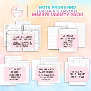 Mega 2026 Planner Printable / Journal Bundle: ADHD Daily, Weekly, Monthly, Goal | A5 Planner Inserts Bild 19