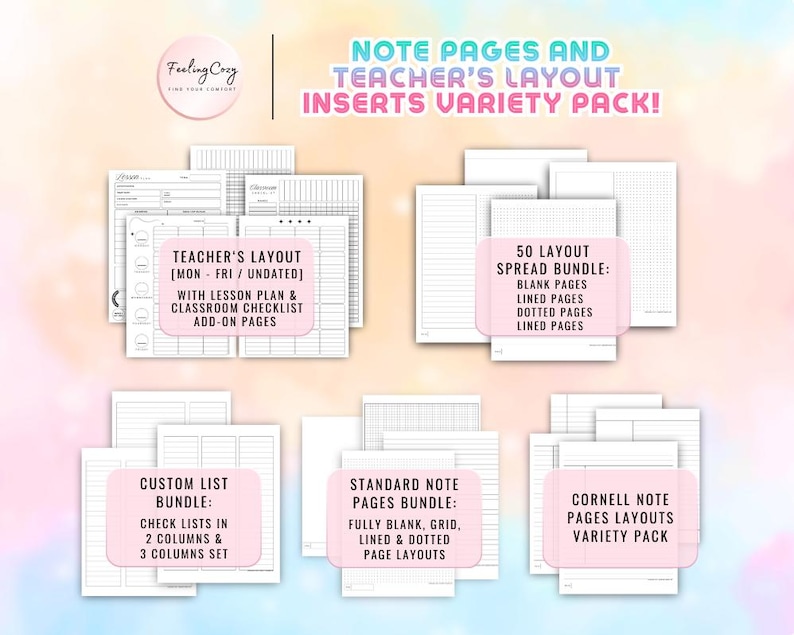 Mega 2026 Planner Printable / Journal Bundle: ADHD Daily, Weekly, Monthly, Goal | A5 Planner Inserts Bild 19