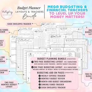 Mega 2026 Planner Printable / Journal Bundle: ADHD Daily, Weekly, Monthly, Goal | A5 Planner Inserts Bild 14