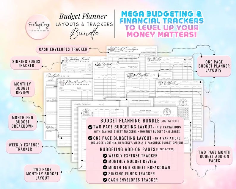 Mega 2026 Planner Printable / Journal Bundle: ADHD Daily, Weekly, Monthly, Goal | A5 Planner Inserts Bild 14