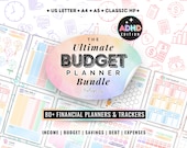 ADHD Budget Planner Printable | Weekly, Biweekly Paycheck Templates, Monthly Financial Planners | A4 A5 Inserts