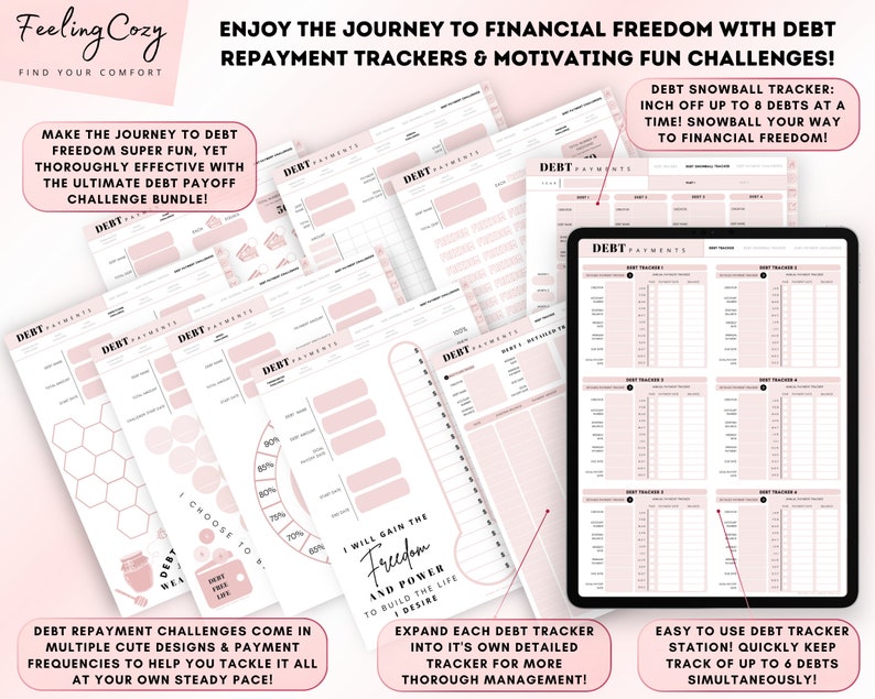 Budget Planner: Budget Tracker, Financial Planner, Finance Tracker, Paycheck Budget Template Digital Budget Planner GoodNotes iPad 2024 image 6