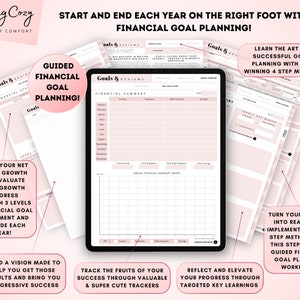 Budget Planner: Budget Tracker, Financial Planner, Finance Tracker, Paycheck Budget Template Digital Budget Planner GoodNotes iPad 2024 image 3