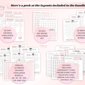 saving tracker, saving challenges, emergency fund, Saving Jar Template
