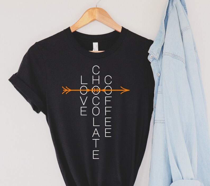 Short-Sleeve Unisex T-Shirt Shirt for those that Love Coffee and Chocolate together!