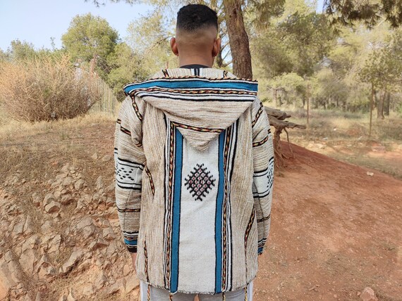 Berber Warm Jacket, Winter Jacket, Bohemian Style, Moroccan Jacket, Handmade Jacket, Vintage Hoodie, Soft Jacket, Cozy Djallaba,Cozy Jabador