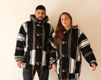 Berber Warm Jacket, Winter Jacket, Bohemian Style, Moroccan Jacket, Handmade Jacket, Vintage Hoodie, Soft Jacket, Cozy Djallaba,Cozy Jabador