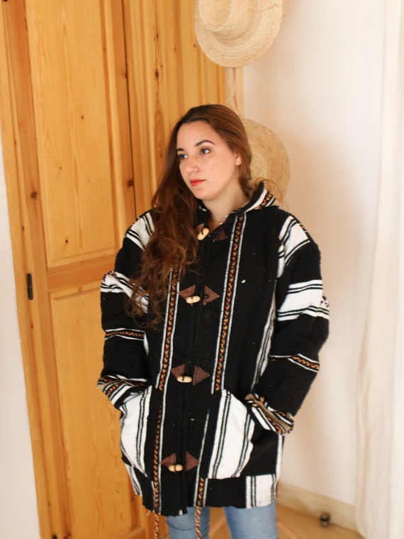 Berber Warm Jacket, Winter Jacket, Bohemian Style, Moroccan Jacket