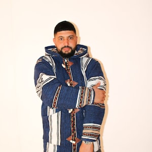 Berber Warm Jacket, Winter Jacket, Bohemian Style, Moroccan Jacket, Handmade Jacket, Vintage Hoodie, Soft Jacket, Cozy Djallaba,Cozy Jabador image 2
