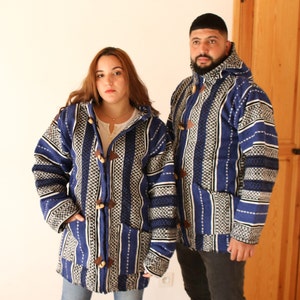 Berber Warm Jacket, Winter Jacket, Bohemian Style, Moroccan Jacket, Handmade Jacket, Vintage Hoodie, Soft Jacket, Cozy Djallaba,Cozy Jabador