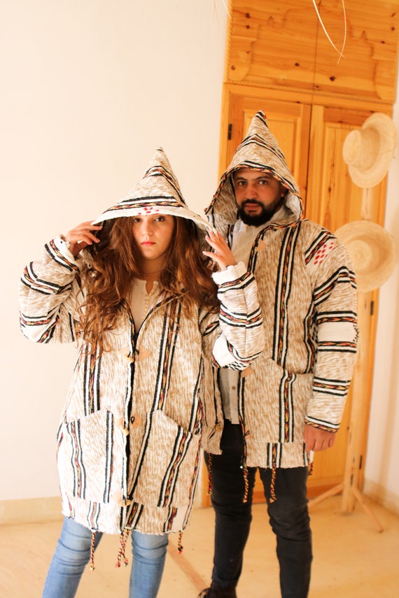 Berber Warm Jacket, Winter Jacket, Bohemian Style, Moroccan Jacket