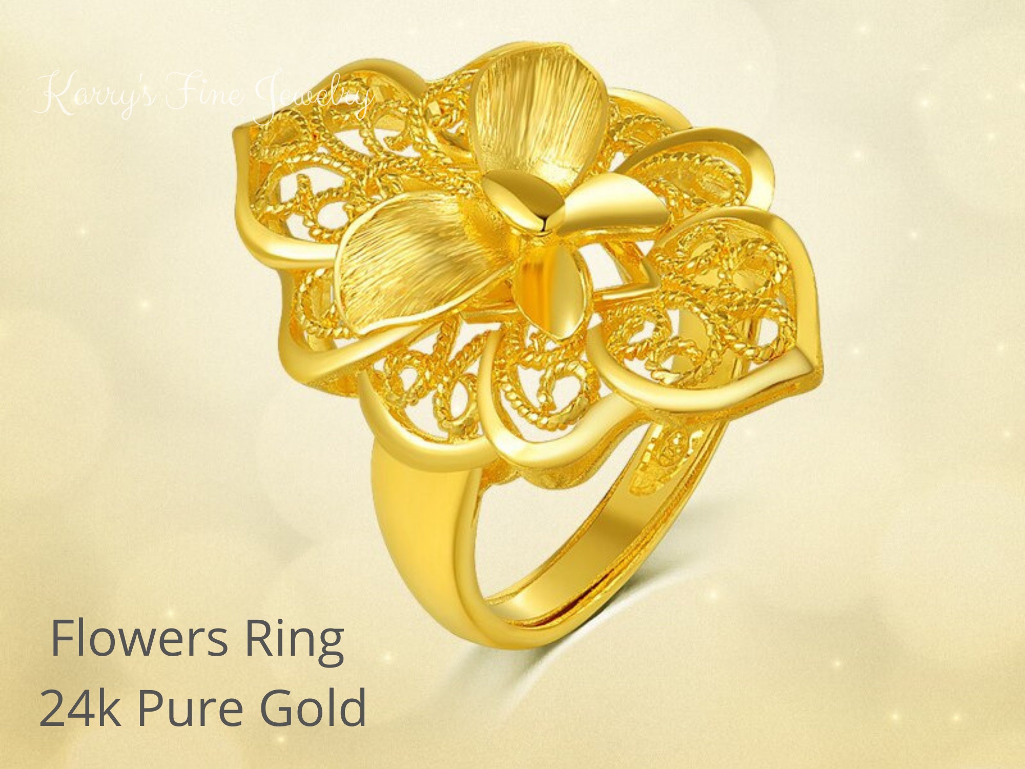 My 24k gold wedding ring : r/Gold