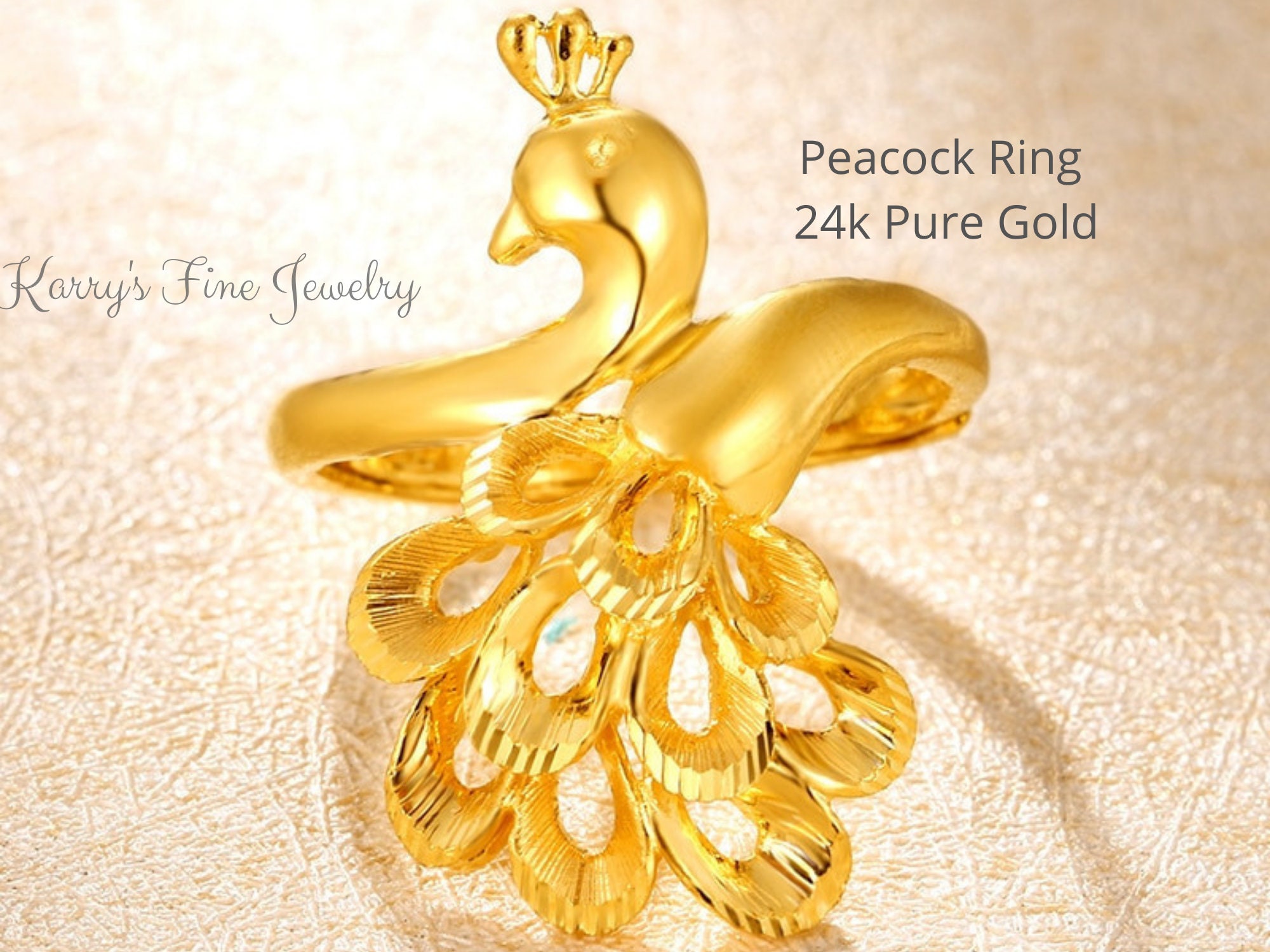 Peacock Feather Ring India Online - CaratLane.com | Gold ring designs, Gold  jewelry fashion, Jewelry