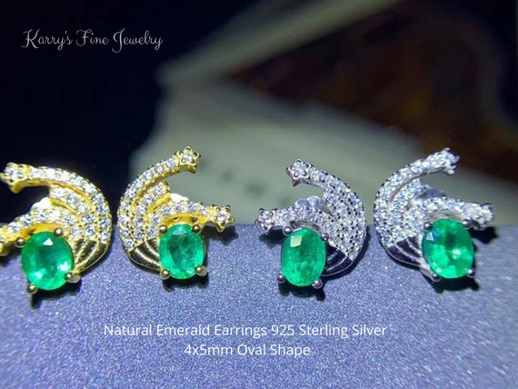 Emerald earrings deals tanishq