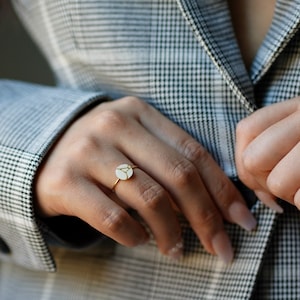 Kintsugi Inspired Ring 14k Gold-filled, Gift for Her