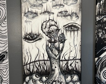 OJO EN TI ~ Pintura de 24x12"