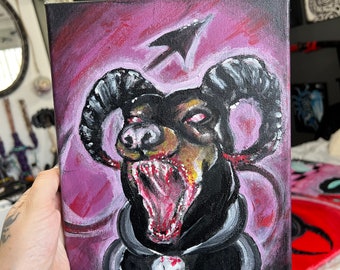 Pintura HounDOOM 9x7"