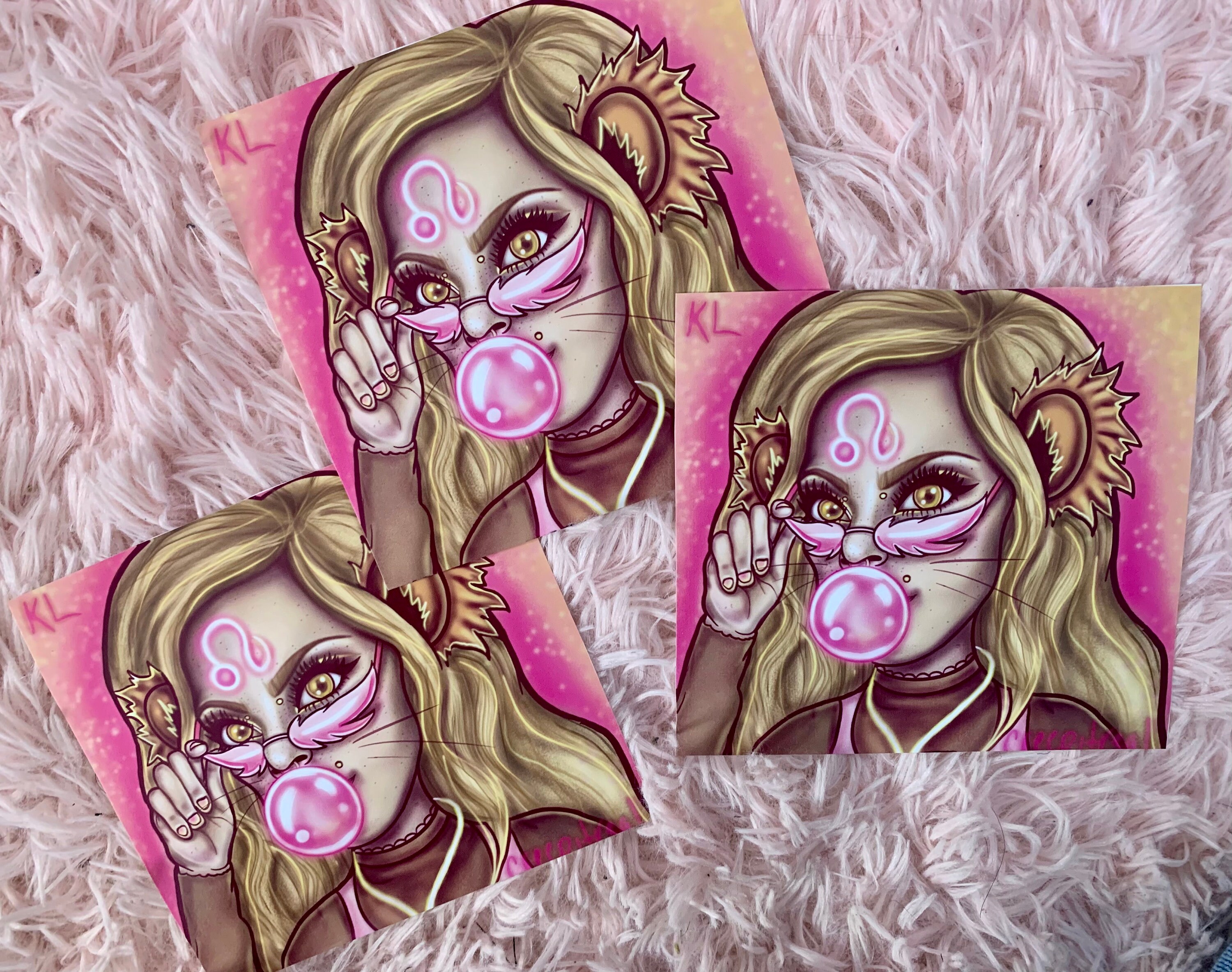 LEO ~ Zodiac Girl ~ Digital Print - Etsy