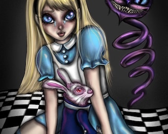 MALICIE en el PAÍS DE LAS MARAVILLAS ~ impresión digital