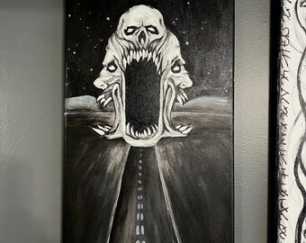 PUERTA DE LA MUERTE pintura acrílica de 12x24"