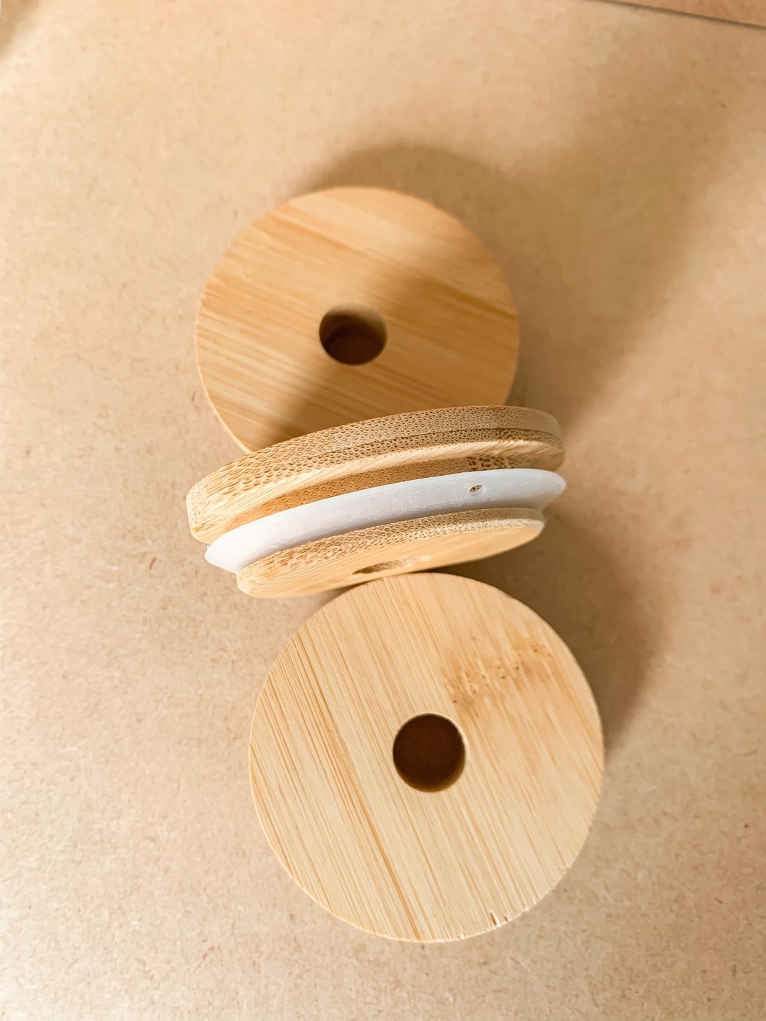 Beer Can Glass Bamboo Lids Bamboo Lids Lid for Beer Can Glass Bamboo