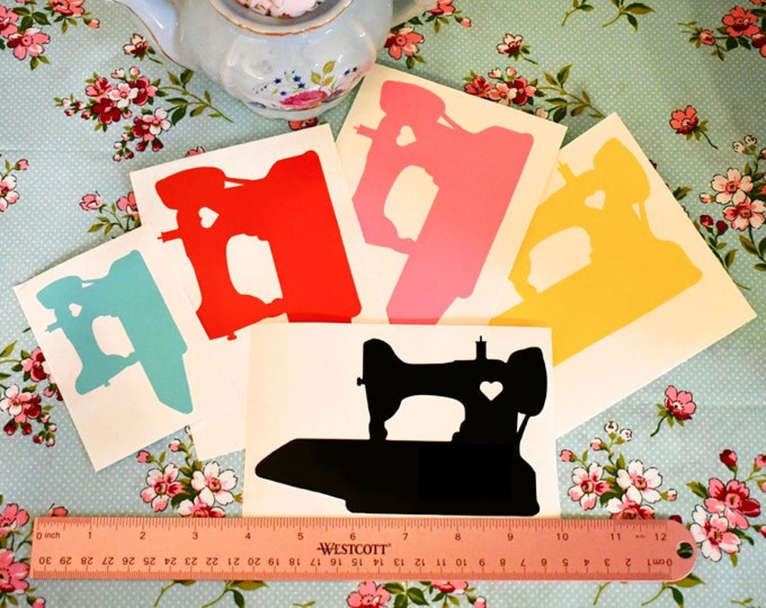 Singer Featherweight Sewing Machine Decal, Permanent, Multiple Sizes